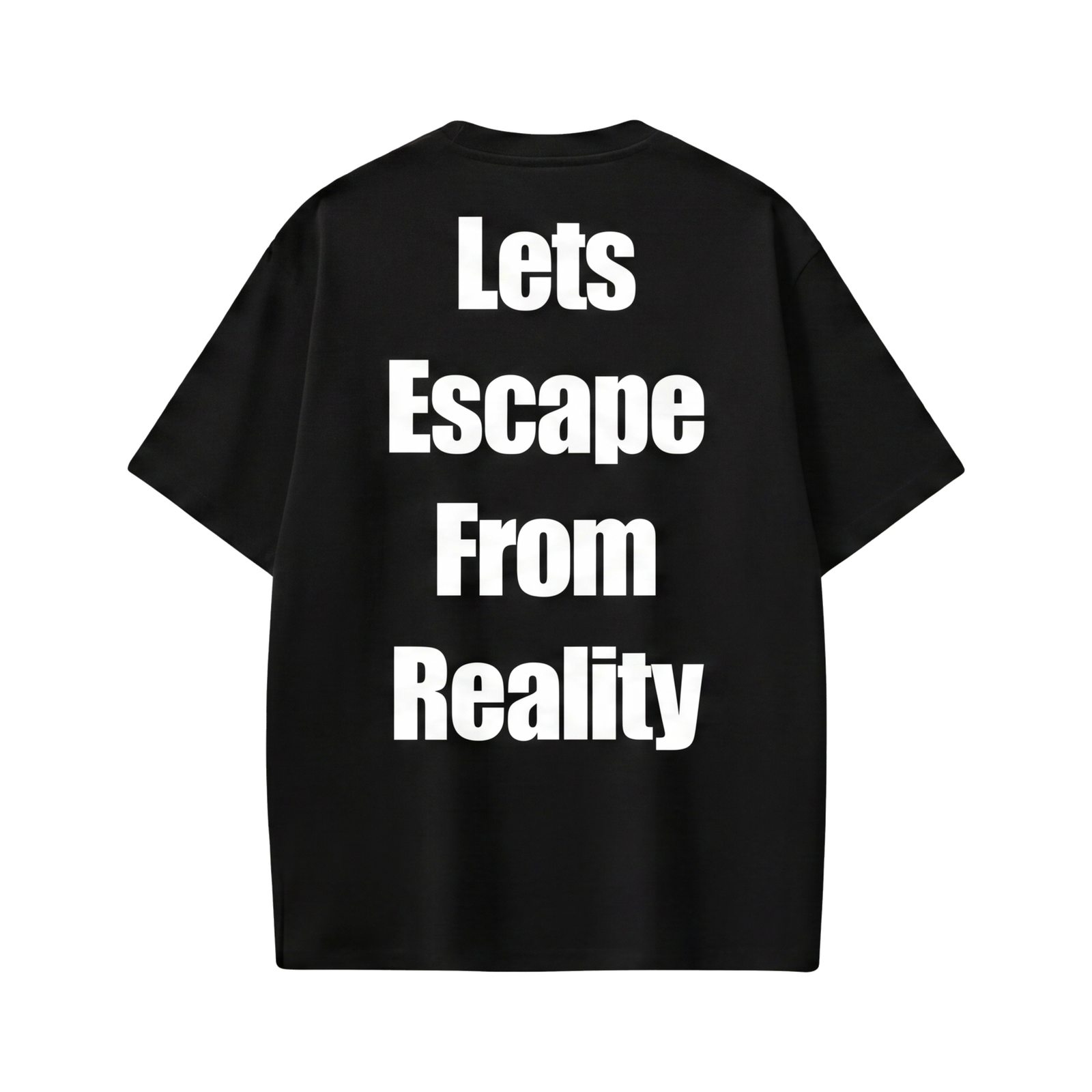 Off supply Escape From Reality black t-shirt