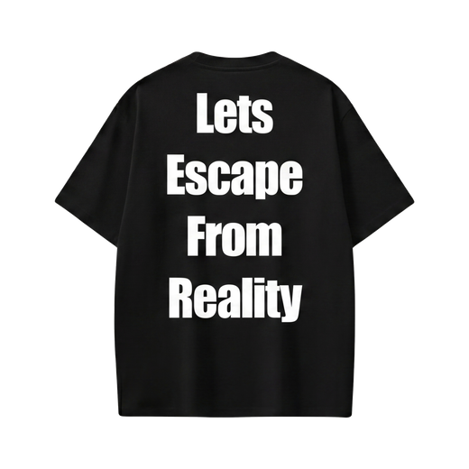 Off supply Escape From Reality black t-shirt