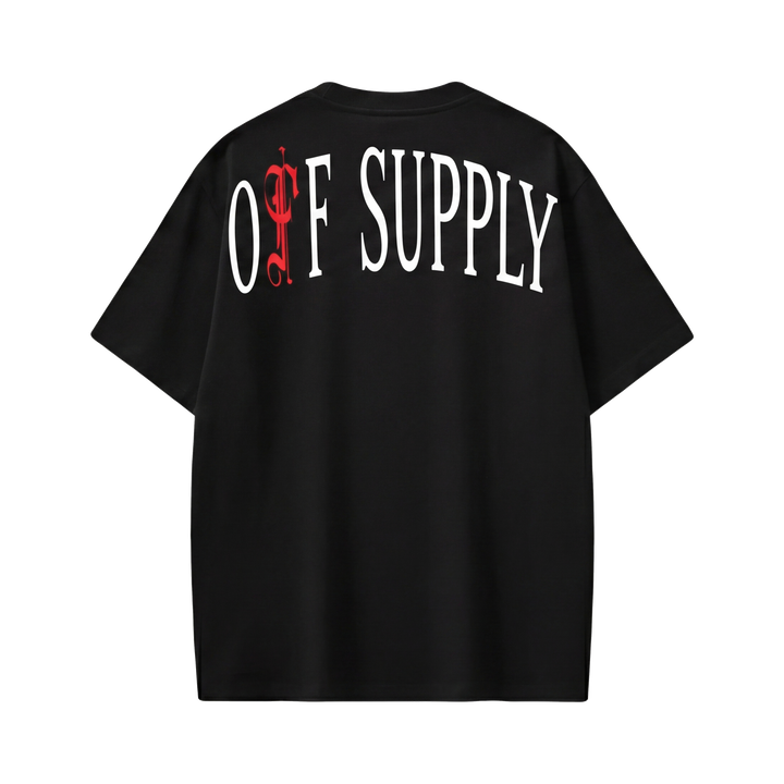 Off Supply Aurora Flames Statement T-shirt