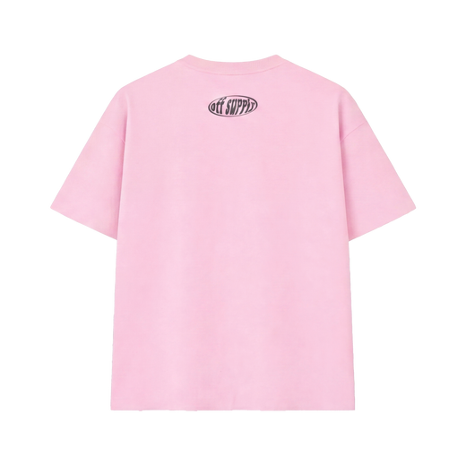 Off Supply Off-Axis Tee - Pink