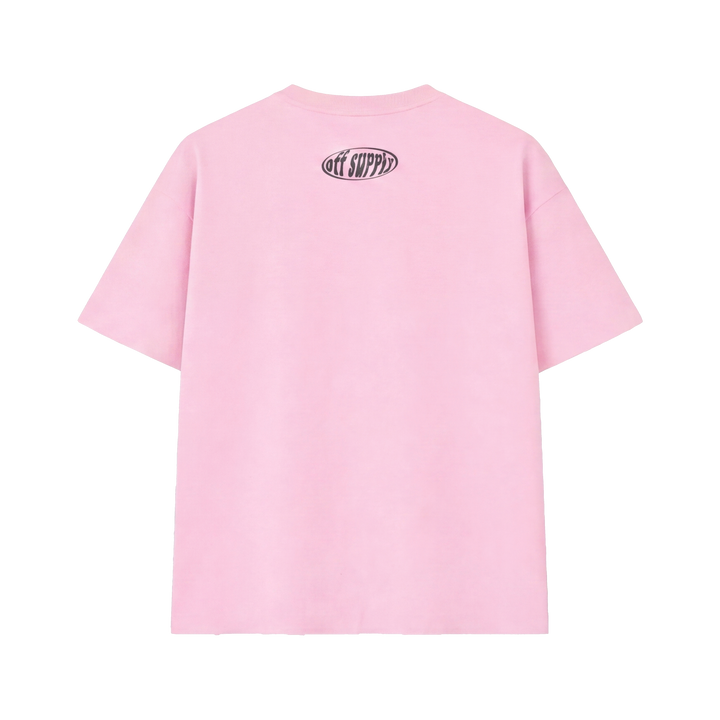 Off Supply Off-Axis Tee - Pink