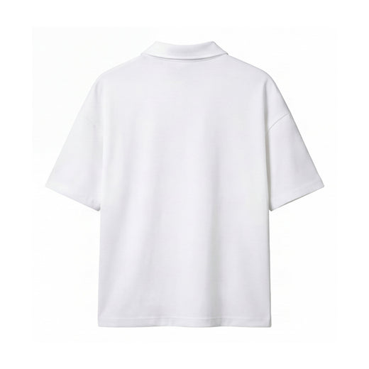 Off Supply Westwood Tennis Club White Quarter Zip T-shirt