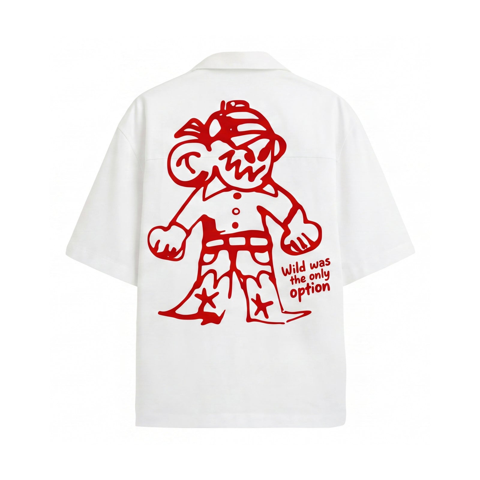 Off Supply Rogue Club White Bowling Shirt