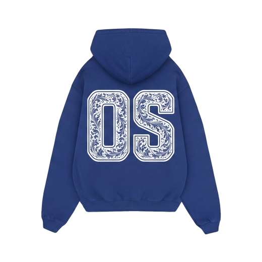 Off supply OS blue hoodie