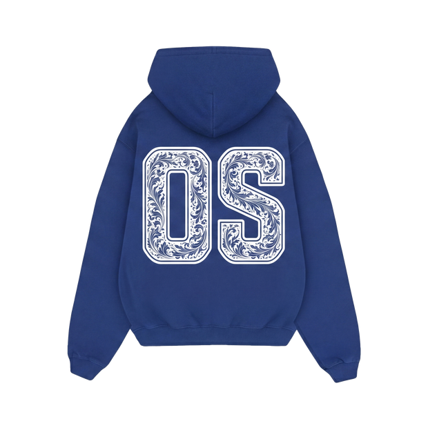 Off supply OS blue hoodie