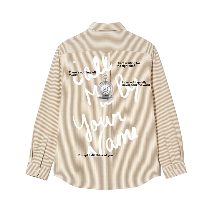 Off Supply Call Me By Your Name Beige Shirt