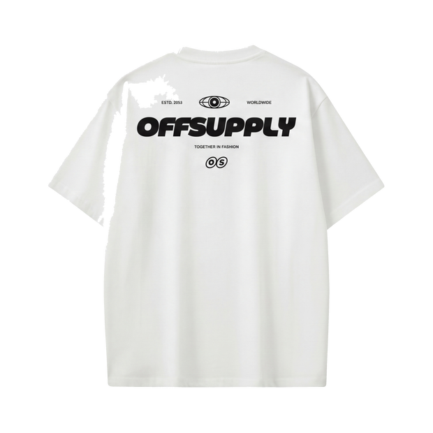 Off supply Together in Fashion white t-shirt