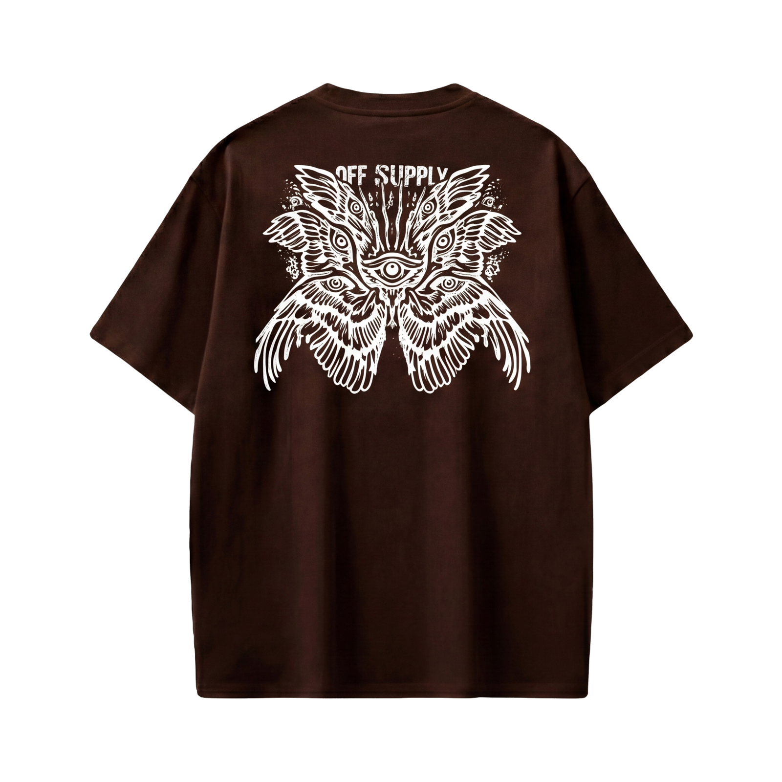 Off supply Eye Angel Brown T-shirt