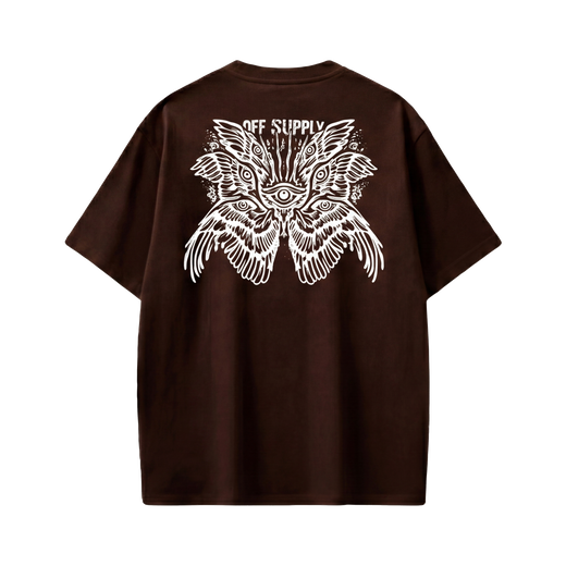 Off supply Eye Angel Brown T-shirt