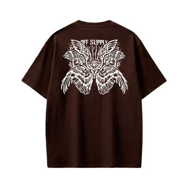 Off supply Eye Angel Brown T-shirt