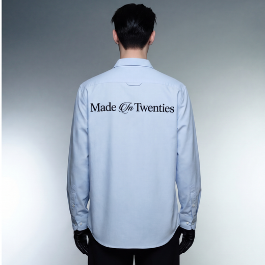 Twenties Off Supply Ice Blue Shirt