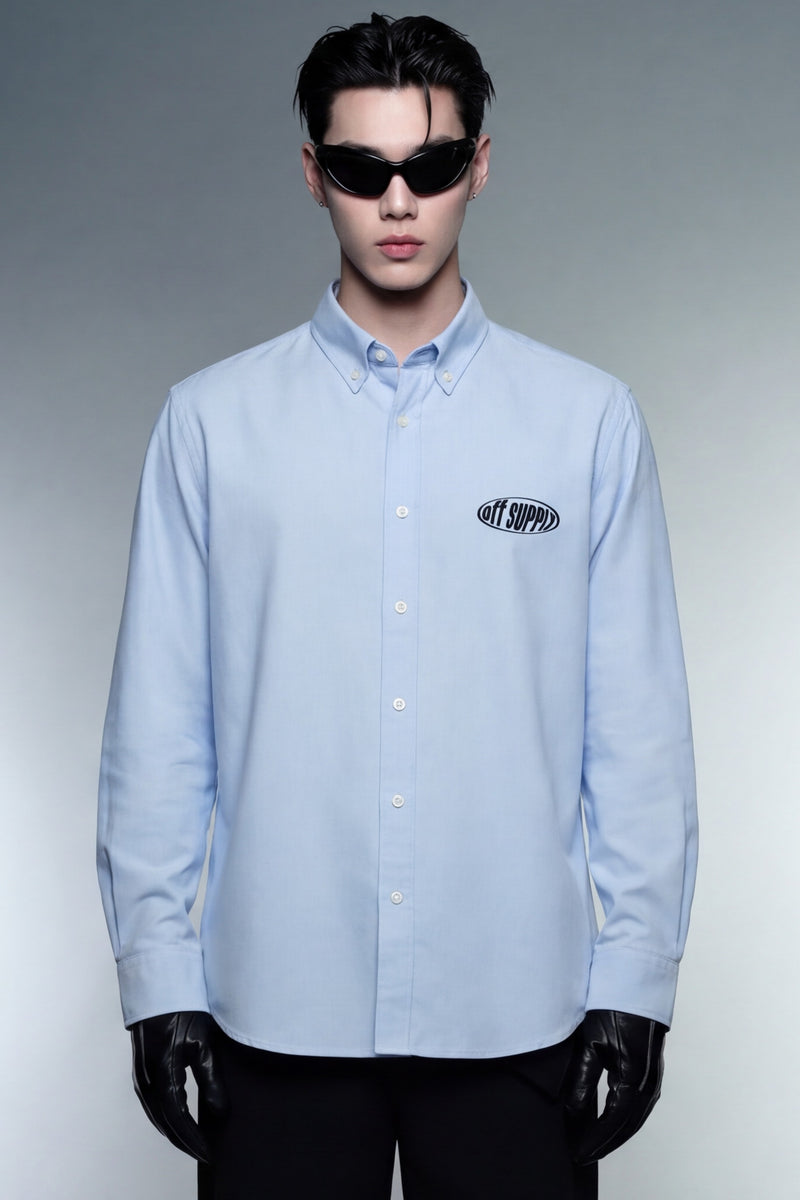 twenties-off-supply-ice-blue-shirt model front